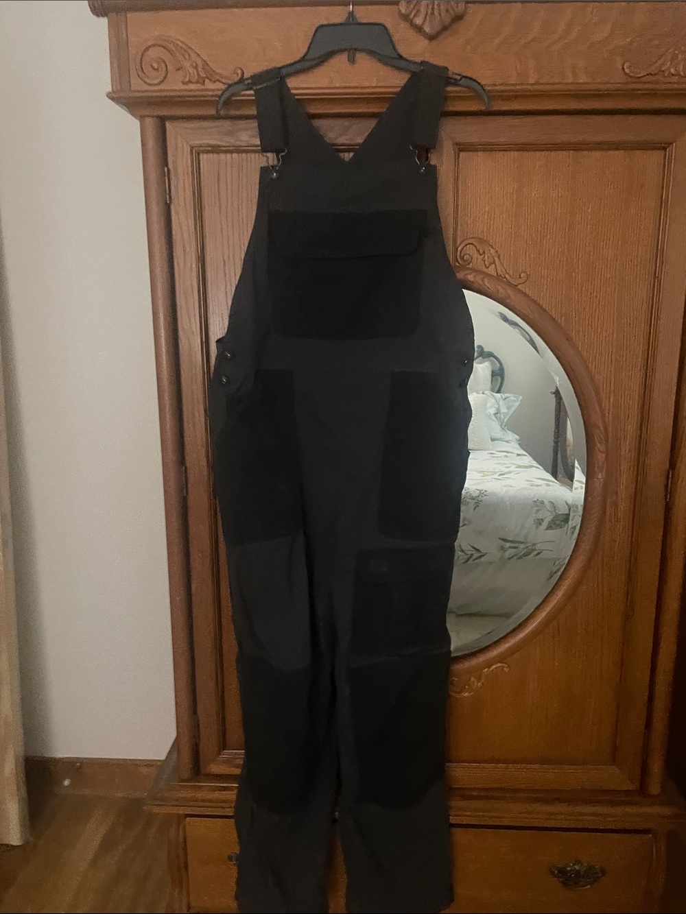 Duluth Trading Co Navy Utility Jumpsuit Overalls - Women size L
